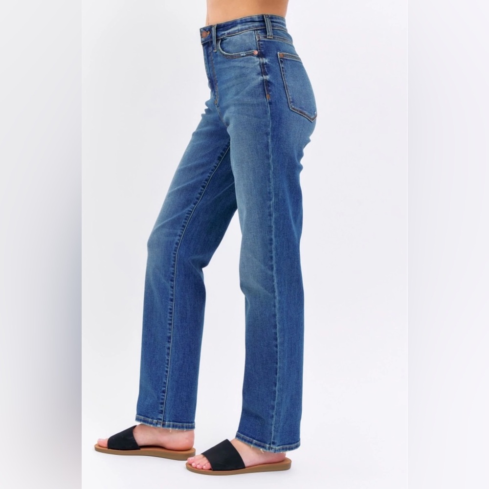 NWOT Judy Blue High Rise Straight Leg Jeans size 11 - Picture 2 of 12